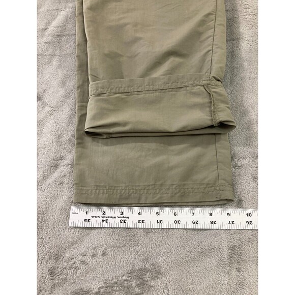 LL Bean Convertible Pants Men’s Large Reg Green Zip-Off Shorts Hiking Outdoors - Picture 15 of 15